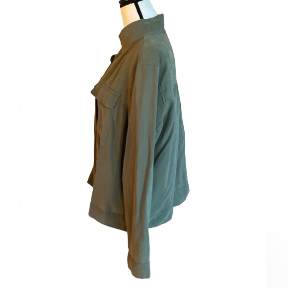 Old Navy Green Snap Jacket 1X - Picture 2 of 10